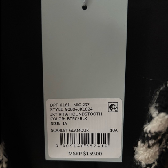 NWT Antonio Melani Houndstooth Blazer - Picture 6 of 6